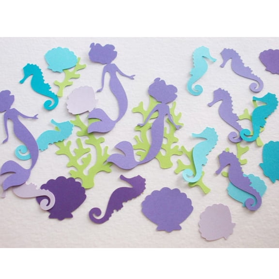 TABLZONE 100pcs Foil Confetti Assorted Color Decoration for Birthday Party