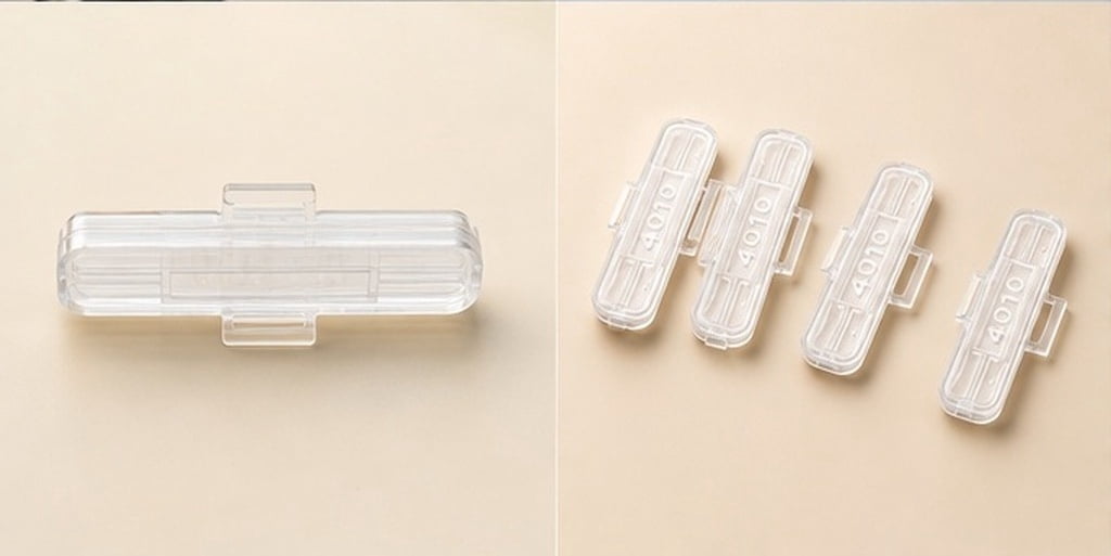 TABLZONE 100pcs Plastic Cable Label Box with Portable Flexible Design ...
