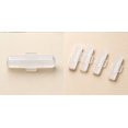 Key Lock Box Labels TABLZONE 100pcs Plastic Cable Label Box with Portable Flexible Design ...