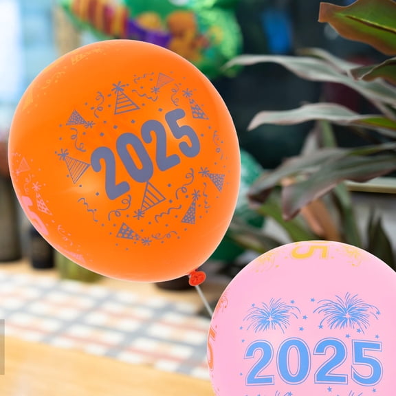 TABLZONE Large Multi Latex Balloons 100Pcs for Chinese New Year Tableware and Spring Festival Celebration