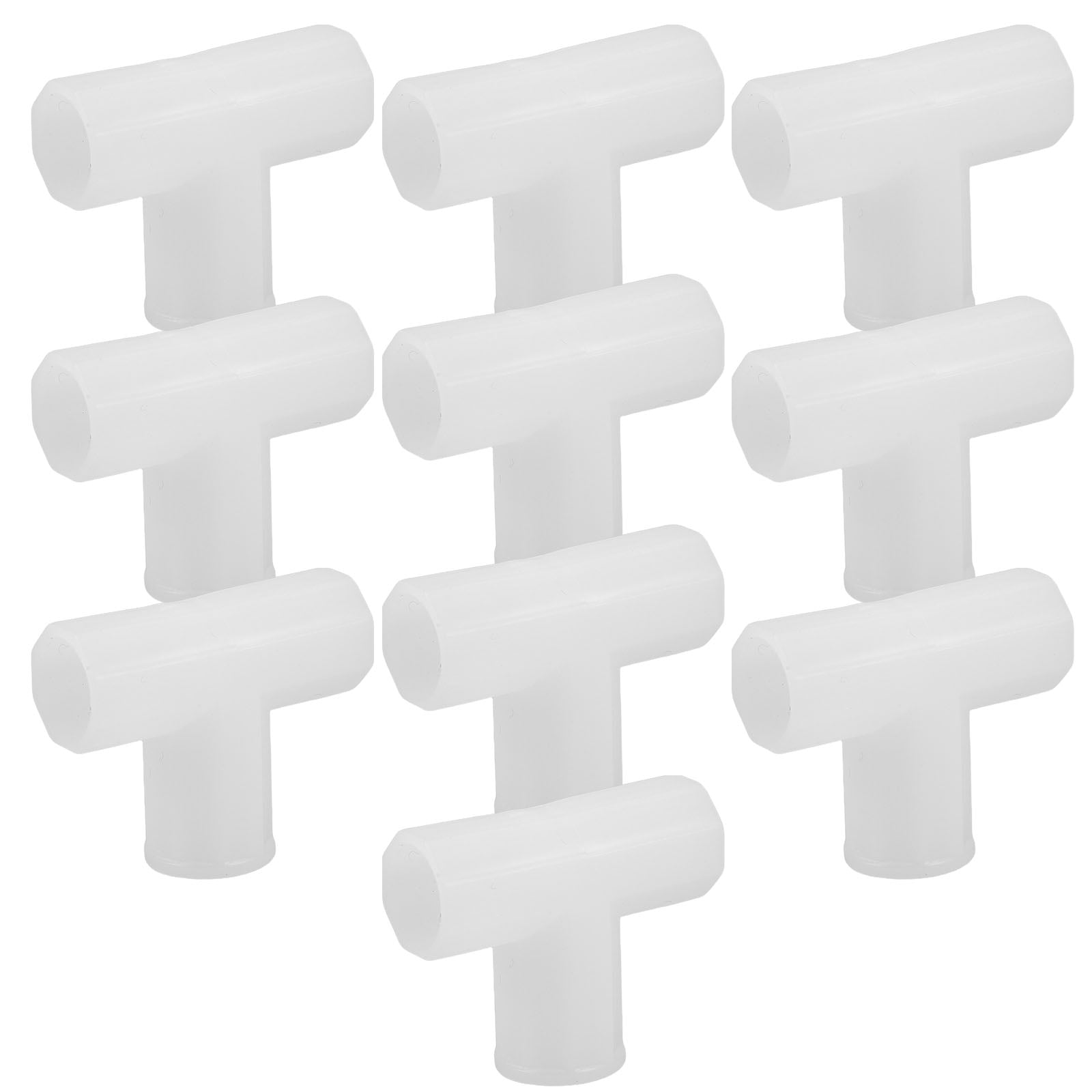 Pvc Stackable Rack Connectors TABLZONE 10Pcs 16Mm White Plastic Pipe Connector for Stackable Shoe ...