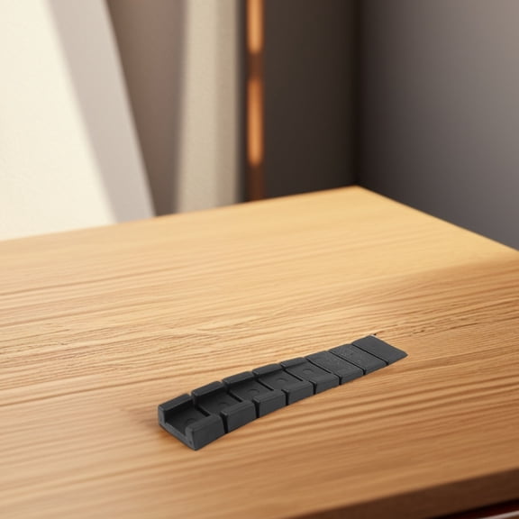 TABLZONE 10Pcs ABS Leveling Shims Black Furniture Wedge Levelers For Uneven Surfaces