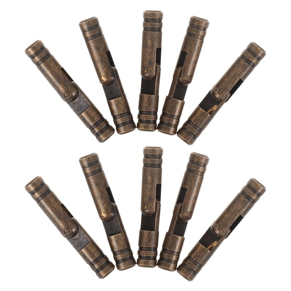 TABLZONE 10Pcs Black Brass Box Hinge for Jewelry Cases with Invisible Concealed Home Furniture Use