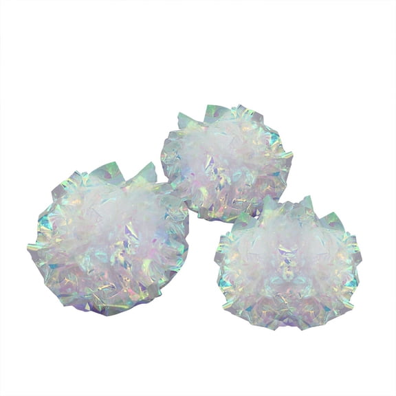 TABLZONE 10 Pcs Crinkle Cat Balls Squeaky Paper Multi Colored Interactive Balls for Cats