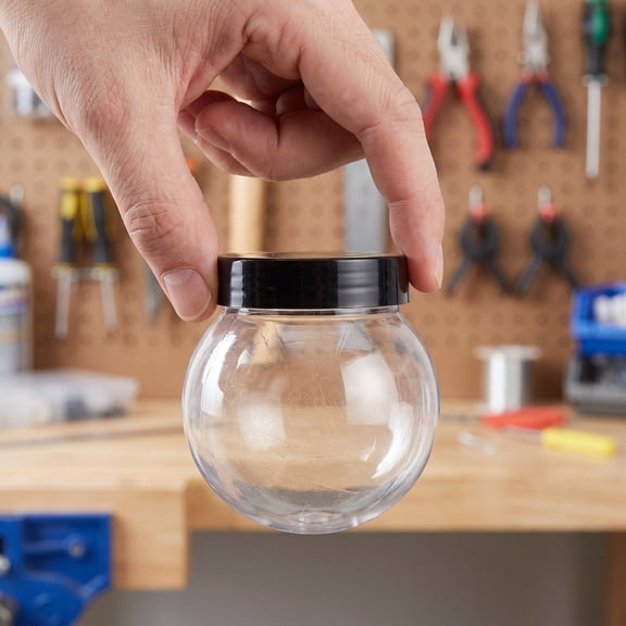 Plastic Snow Globes for Crafts and Decor
