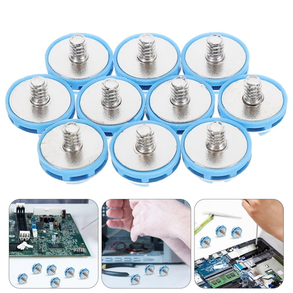 TABLZONE 10Pcs Computer Hardware Screws for Computer Maintenance, Internal Pc Screw Set, Zinc Plated