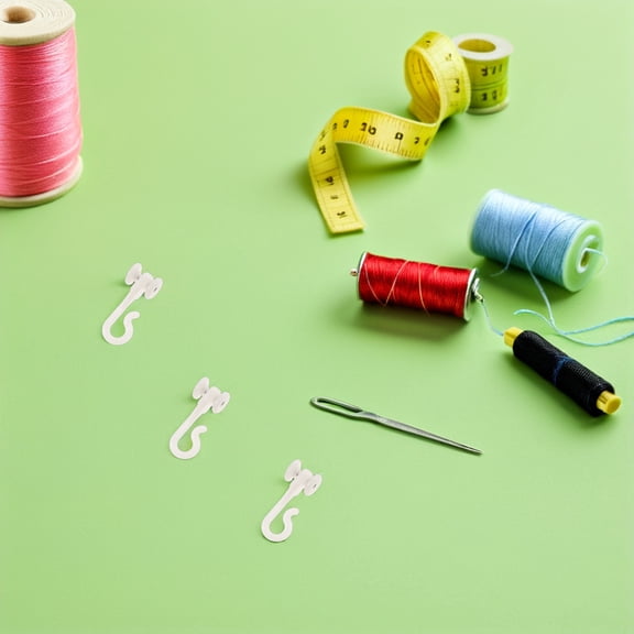 TABLZONE 10Pcs Curtain Track Glider Rollers Hooks White for Mosquito Net Ceiling Hanging System
