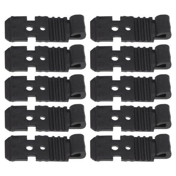 TABLZONE 10Pcs Dash Cam Mirror Holder Black Rearview Mirror Accessory Hooks for Stable and Lightweight Mounting