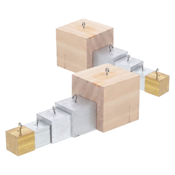 TABLZONE Density Cubes Science Experiment Kit with Metal Materials for Students and Teachers Educational Use