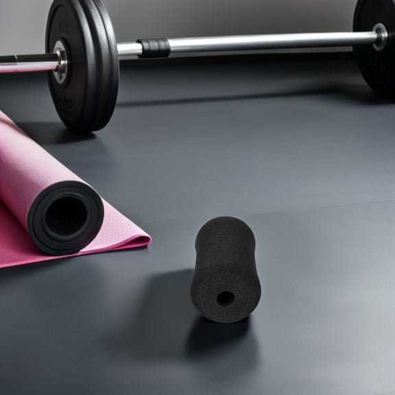 TABLZONE 10Pcs Multifunctional Black Foam Covers for Gym Exercise and Ab Training