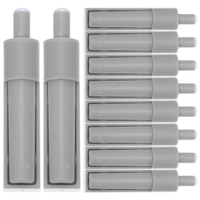 TABLZONE 10Pcs Grey Soft Close Cabinet Door Buffer Damper Inserts Retrofit Kitchen Hardware