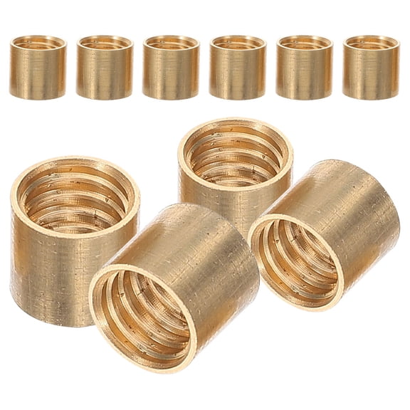 TABLZONE 10Pcs Pool Cue Copper Extension Screws Easy Install Golden Billiard Hardware
