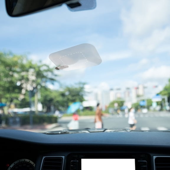TABLZONE 10Pcs Electrostatic Stickers for Dash Cam Transparent Static Cling Film for Car Windshield Mount