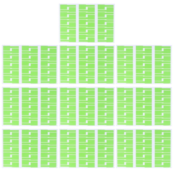 TABLZONE Stickers for Indoor Wire and Cable Identification Green 10Pcs