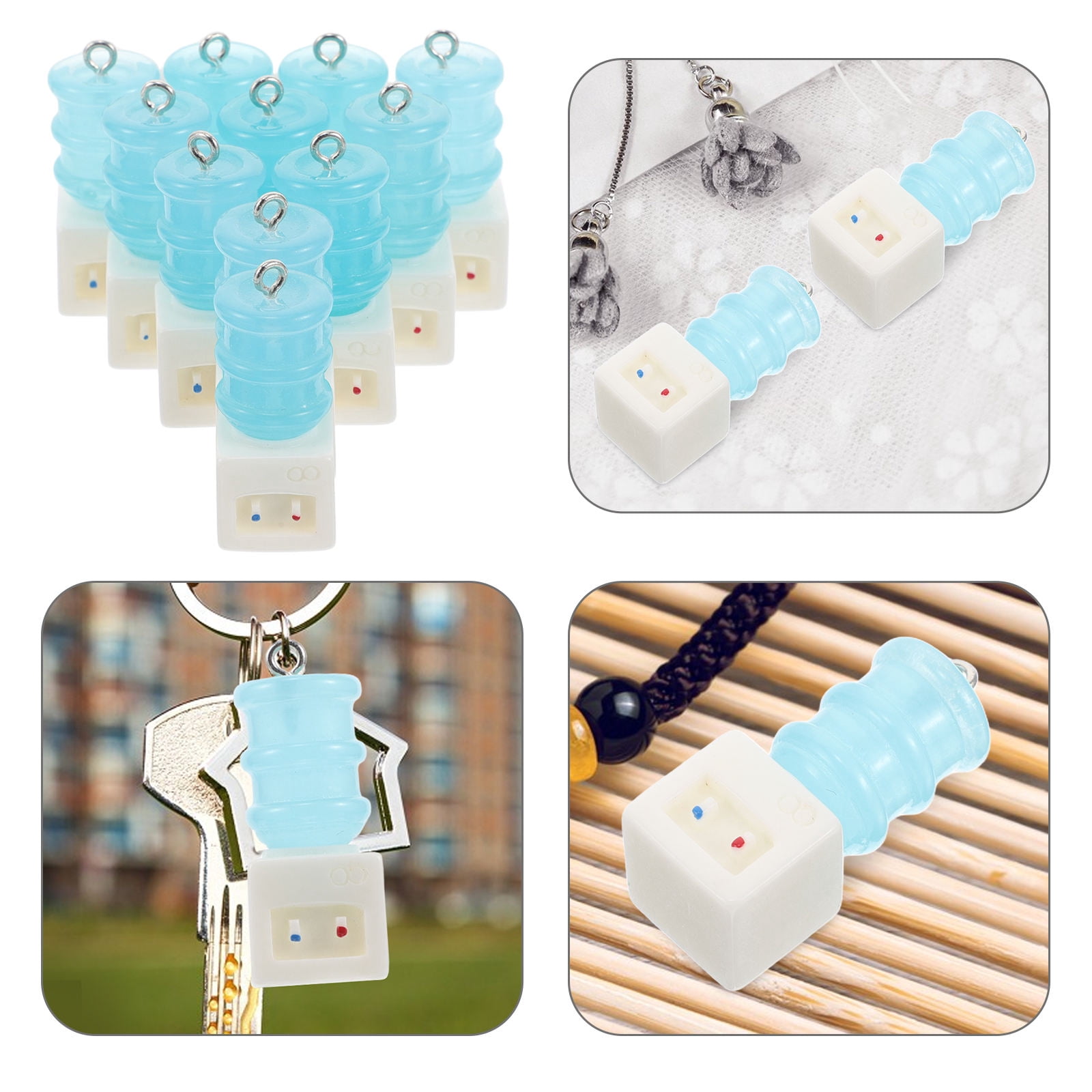 TABLZONE Resin Water Dispenser Charm 10pcs for DIY Jewelry and ...