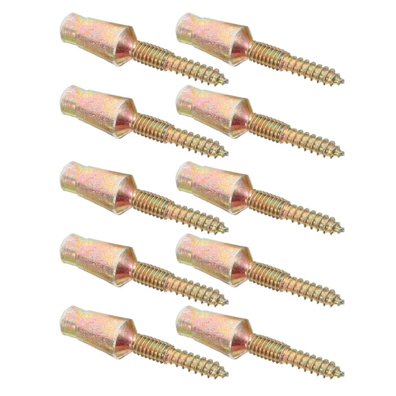 TABLZONE 10Pcs Tamper Resistant Door Hinge Security Screws with Double Thread Grip