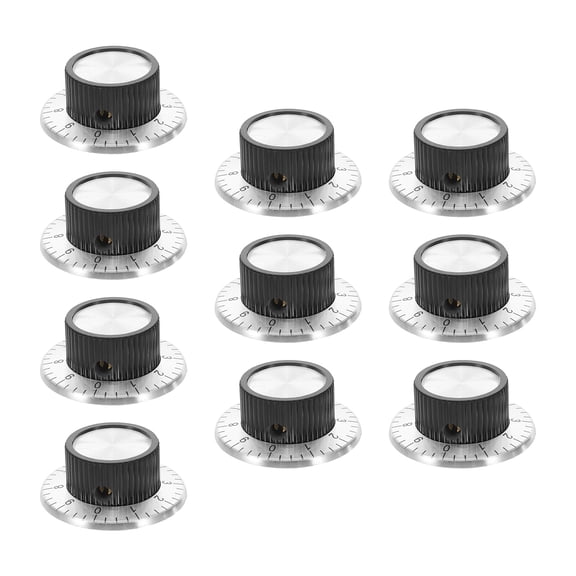 TABLZONE 10pcs Fryer Thermostat Dial Knob Plastic Replacement Control Knob