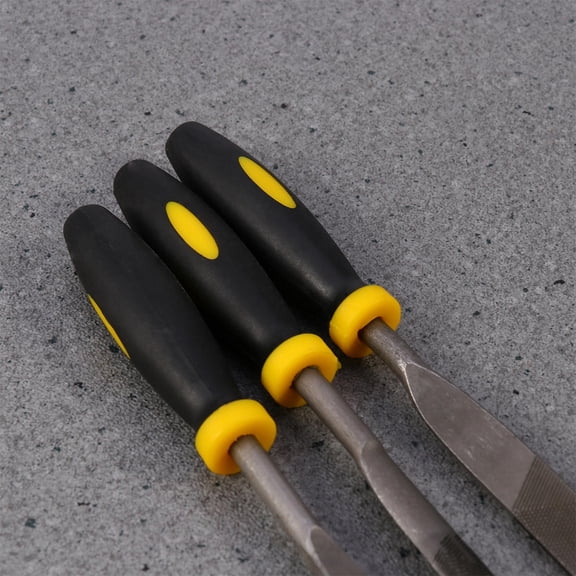TABLZONE 10Pcs Rasp File Set with Coarse Cut Teeth and Ergonomic Black Handles for Controlled Shaping