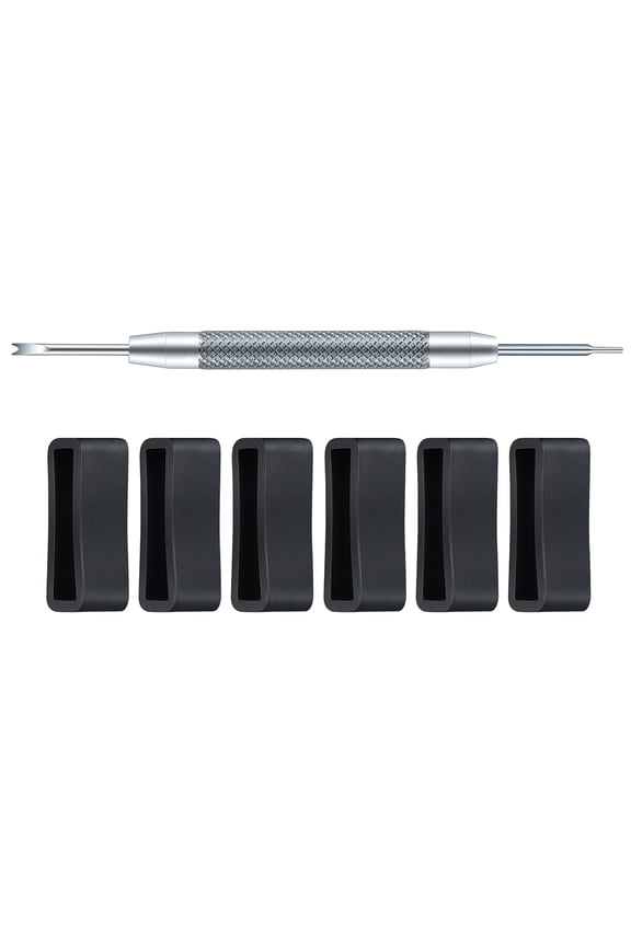 E 10Pcs Wristwatch Strap Installation Removal Tool Durable Black Repair Fork for Spring Bars