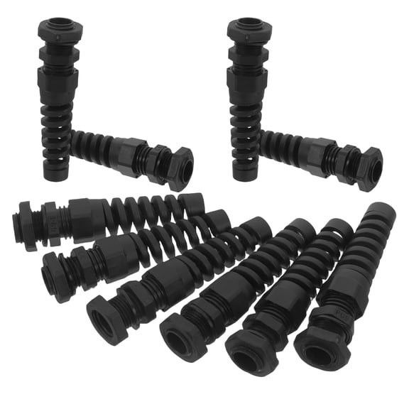 TABLZONE Adjustable Cable Connectors 10Pcs Black Nylon for Home with Precision Locking Mechanism