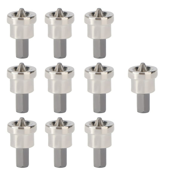 TABLZONE 10Pcs Steel Screwdriver Bits for Plasterboard Screws Locating with Depth Stop for Daily Use
