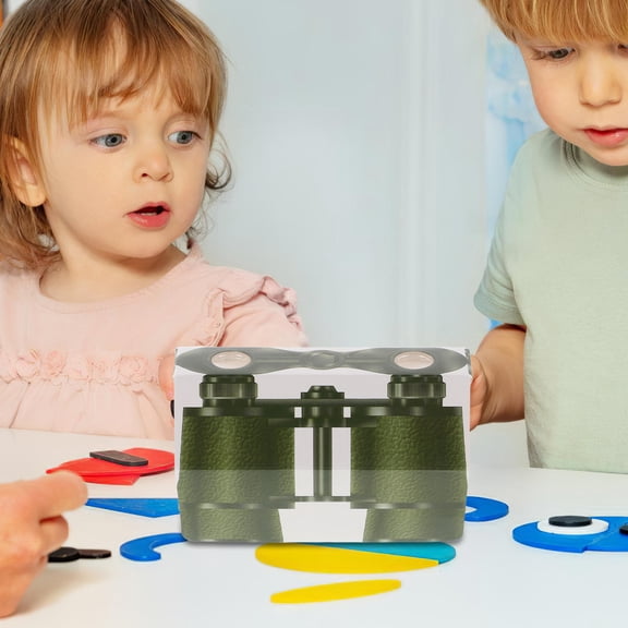 TABLZONE 10Pcs Binoculars Lightweight DIY Telescope for Outdoor Exploration