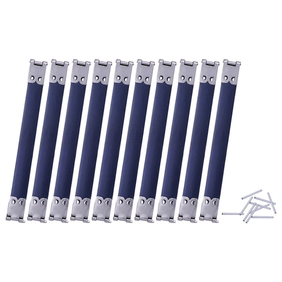 TABLZONE 10pcs Metal Bag Chains for Handbags, Navy Flexible Design with Stylish Frame