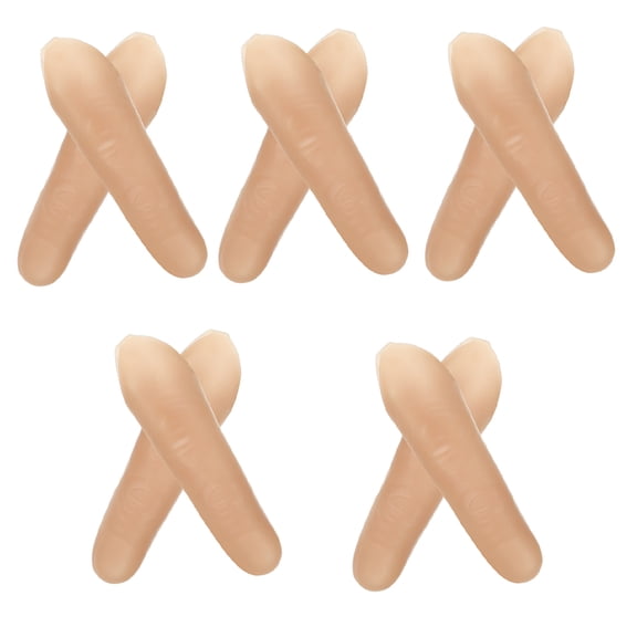 TABLZONE 10pcs Trick Fingers Simulation Finger Sleeves Novelty Toys For Cosplay Party Pranks Human