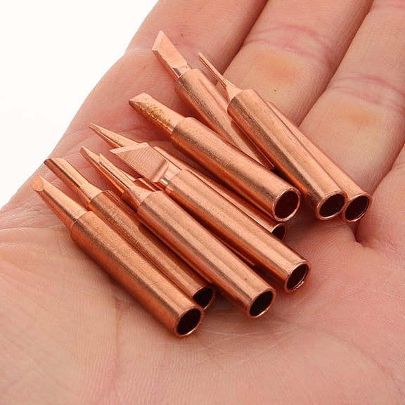 TABLZONE 10pcs Welding Tips Metal Copper Light Brown for Heat Conduction and Repair Jobs