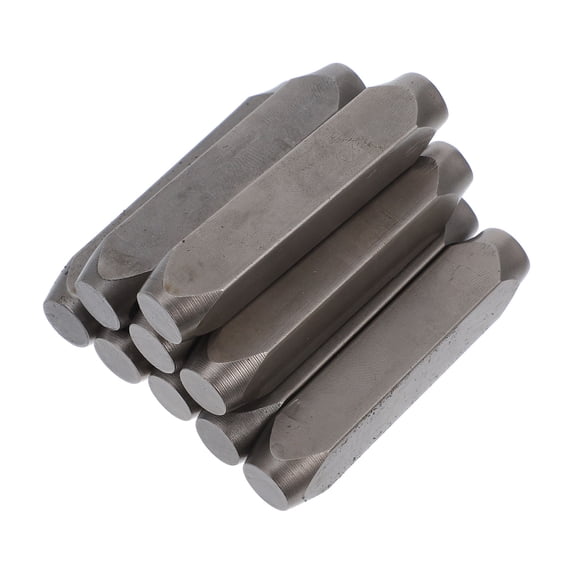 Square Metal Box Making TABLZONE 12-Piece Metal Number Stamp Set for Crafts, Iron Stamps with ...