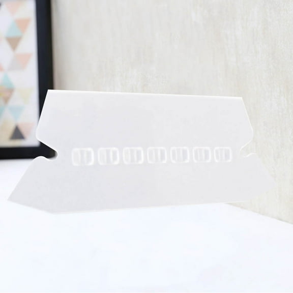 TABLZONE 120Pcs Reusable Transparent Folder Tabs Plastic File Labels for Office and School Organization