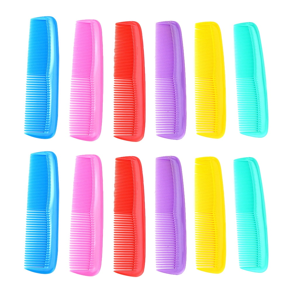 TABLZONE Styling Hair Comb Hair Comb Assorted Color 12Pcs - Walmart.com