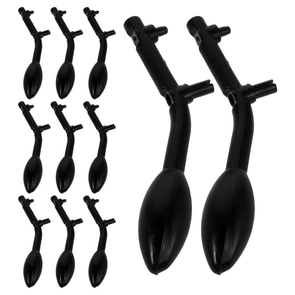 TABLZONE 12Pcs Vintage Style Black Coat and Hat Hooks Multipurpose Wall Mounted Organizer