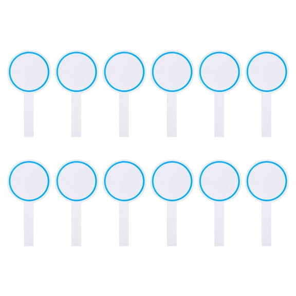 TABLZONE 12Pcs Small Dry Erase Board Blue Single Side Practical Whiteboard for DIY Writing