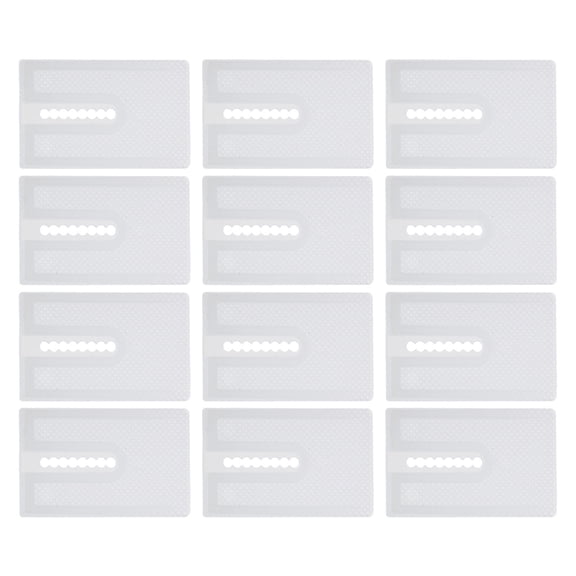TABLZONE 12Pcs Plastic Table Leveler Shims White Furniture Spacers for Precision Leveling