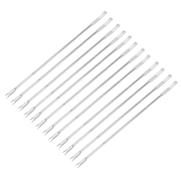 TABLZONE 12Pcs Stainless Steel Crab Fork Set for Home Seafood Shell Nut Tool Rust Proof