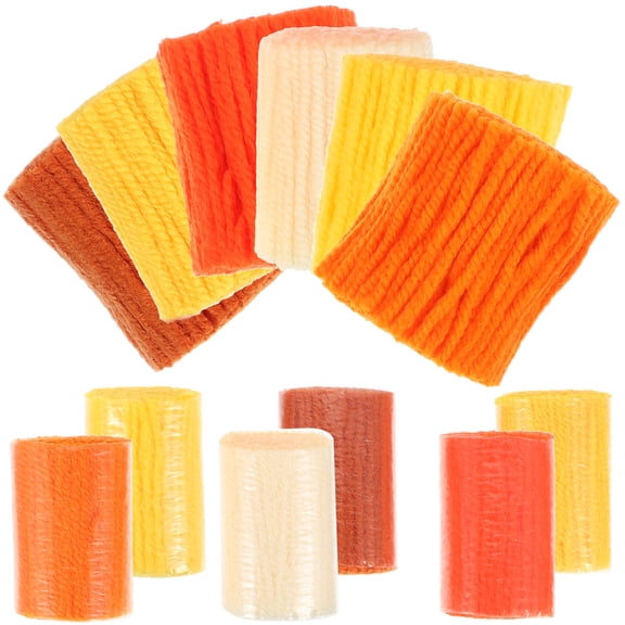 TABLZONE 12Pcs Tufting Yarn for Rug Making Acrylic Fiber Latch Hook Yarn DIY Craft Supply