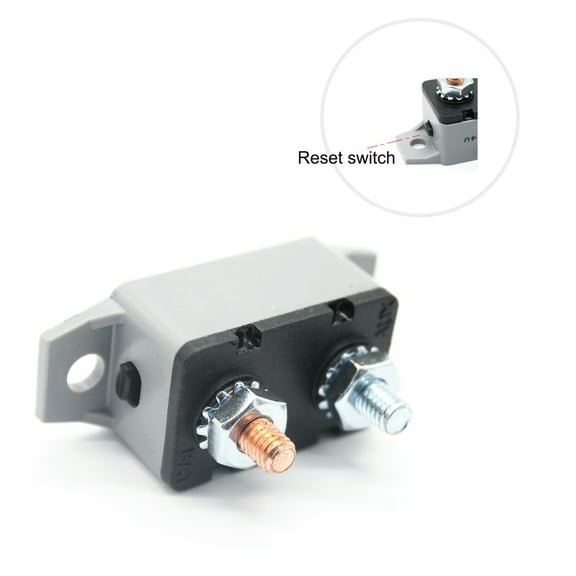 TABLZONE 12V 24V Reset Circuit Breaker with Mounting Bracket for Automotive Marine and Rv Use