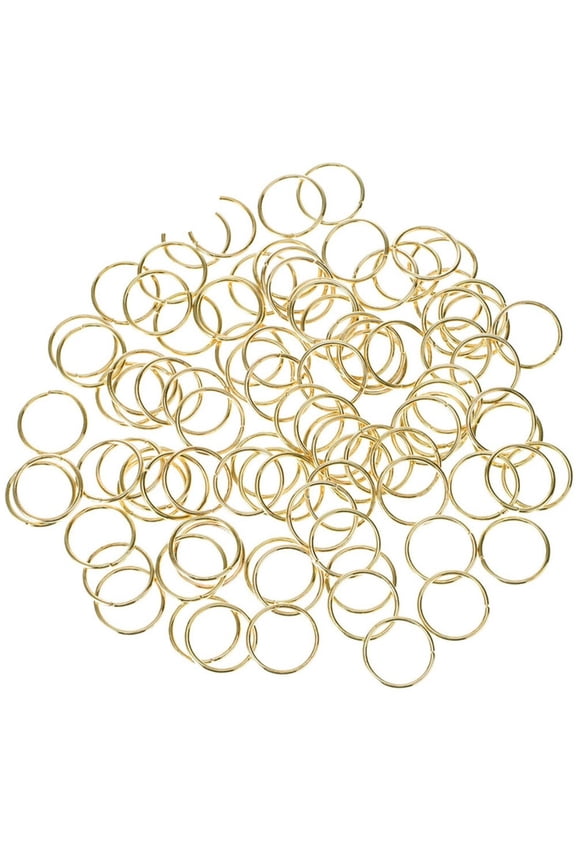 140Pcs Metal Dreadlock Crochet Hook Hair Cuffs Assorted Color Lightweight Hair Accessory