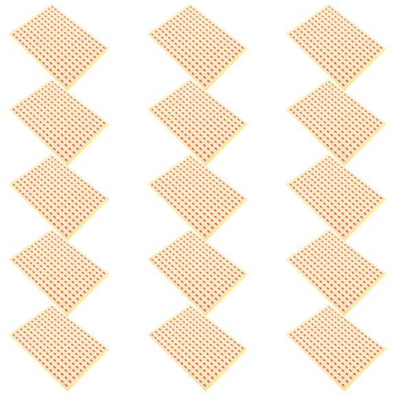 TABLZONE Daily Use Red Arrow Self Adhesive Labels Sheets for Small Arrow Coding and Inspection Marking