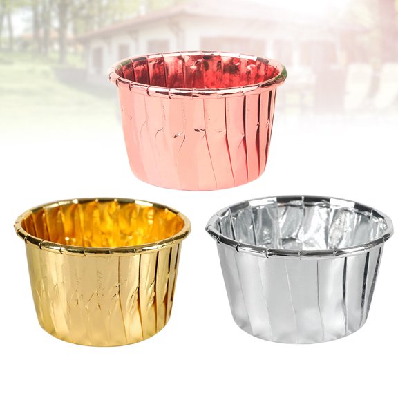 TABLZONE 150Pcs Disposable Portable Cake Cups Paper Cupcake Wrappers for Dessert Shops and Bakeries