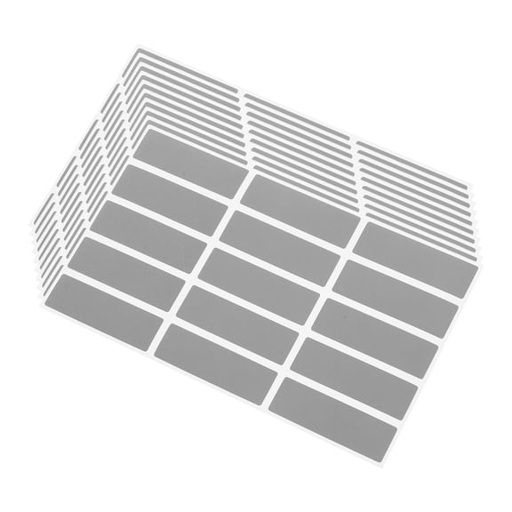 TABLZONE 150Pcs Scratch Off Stickers Labels Plated Silver Self Adhesive PVC for Office Use Durable and Easy to Use