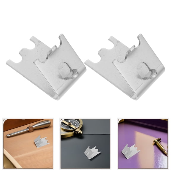 TABLZONE 15Pcs Stainless Steel Refrigerator Shelf Support Clips Quick Install Freezer Bracket Replacement