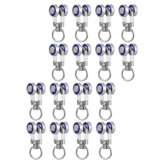 TABLZONE Curtain Track Runner with Multi Color Metal Rollers for Smooth Sliding