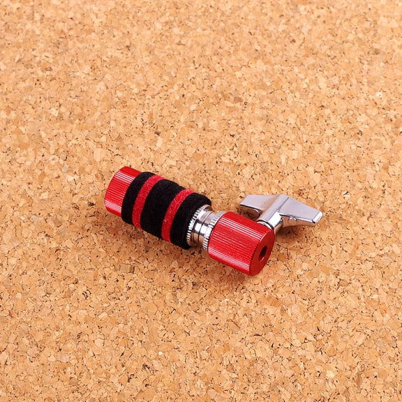 TABLZONE 1Pc Percussion Red Hi Hat Clutch Metal Design Easy Lock for Drum Hi Hat Cymbals