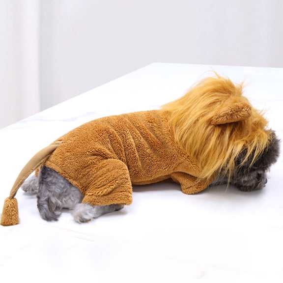 TABLZONE 1Pack Flannel Pet Dress Golden Funky Dogs