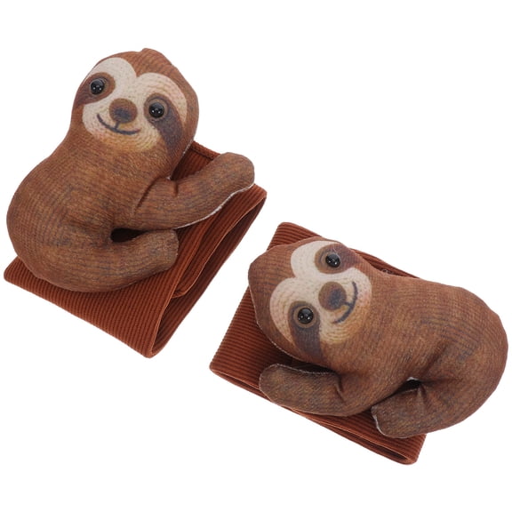 TABLZONE 1Pair Unique 3D Sloth Socks Handknit Animal Pattern Calf Socks for Festive Wear