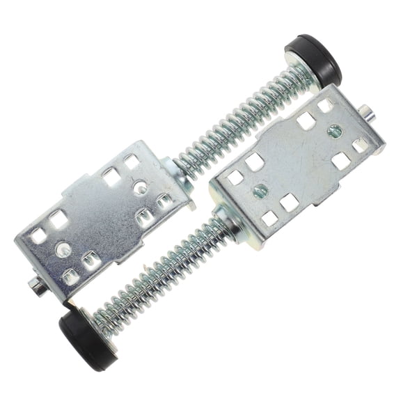 TABLZONE 1Pair Plated Silver Garage Door Stop Bumper Spring for Stable Silent Door Cushioning