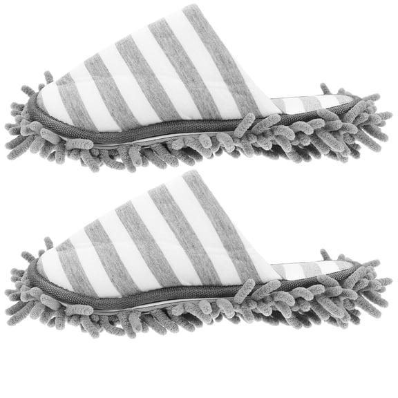 TABLZONE 1Pair Practical Mop Slippers for Home Cleaning Reusable Washable Sweeping Shoes