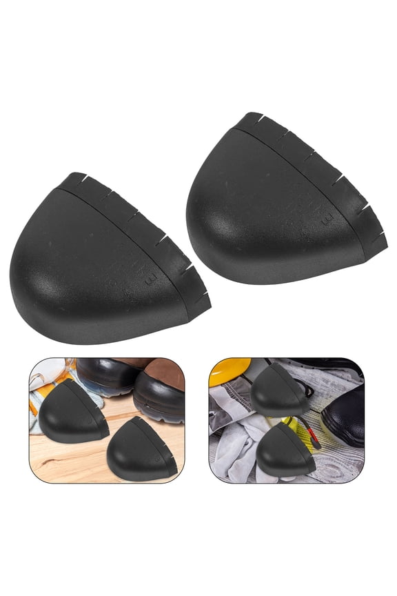 1Pair Universal Steel Toe Cap Overshoes Work Boot Toe Protector for Industrial Safety